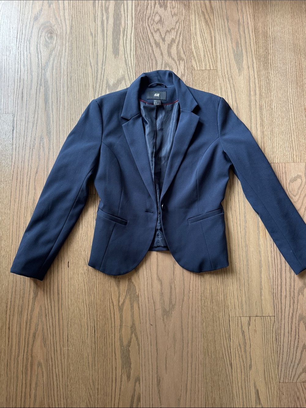H&M Navy Blue Tailored Women's Blazer